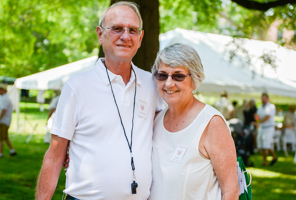 Presidential Site volunteers at event